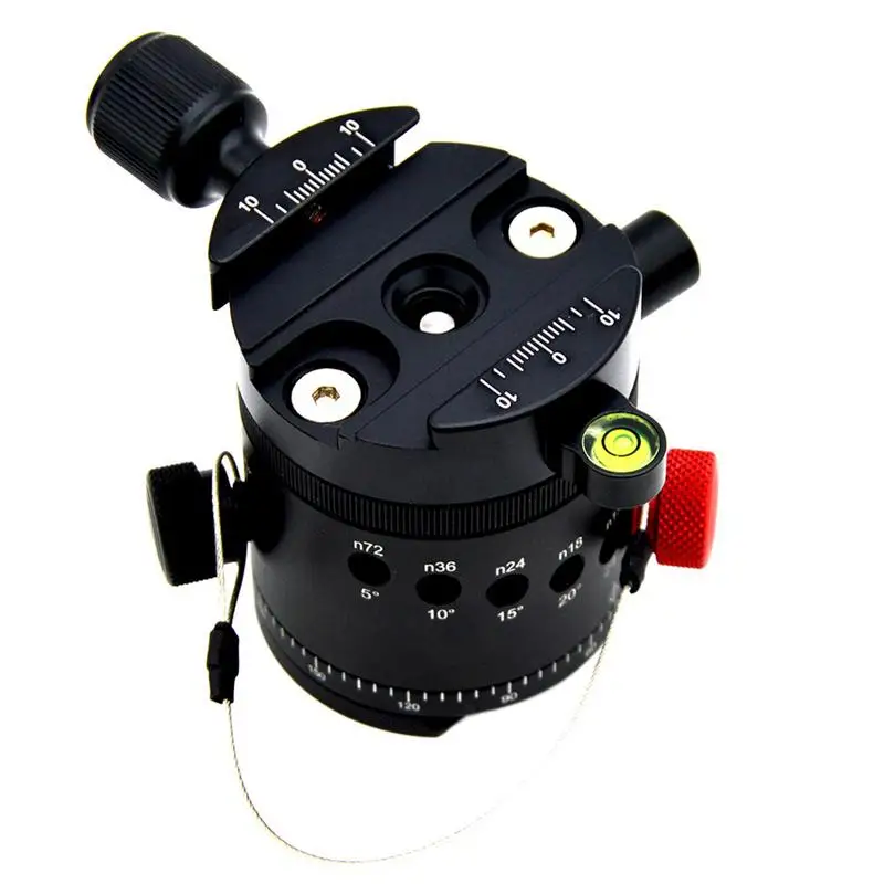 

DH-55 Panoramic Ball Head Tripods Head With Indexing Rotator With Quick Release Plate &Clamp