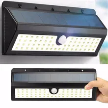 Солнечный 62 светодиодный PIR световой индикатор датчика движения Открытый сад Водонепроницаемый новейший