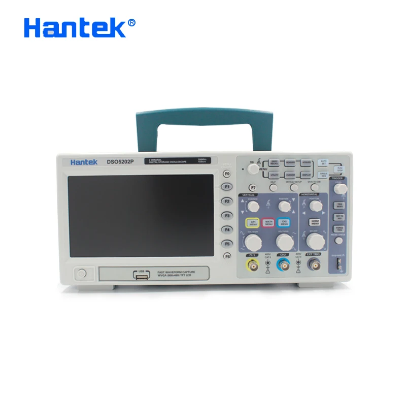 Цифровой осциллограф 200 МГц Hantek DSO5202P полоса пропускания 2 канала ПК USB lcd