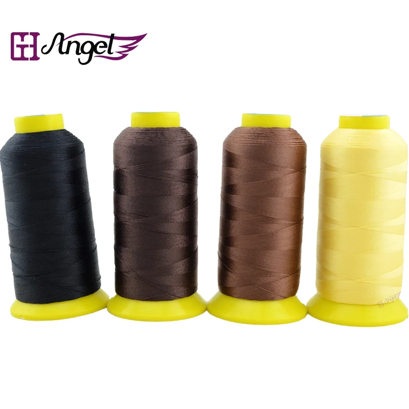 

1pc/sprool 210D super strong 1500m sewing thread for hair extension Weft Weaving Thread/ High Intensity Polyamide Nylon Thread