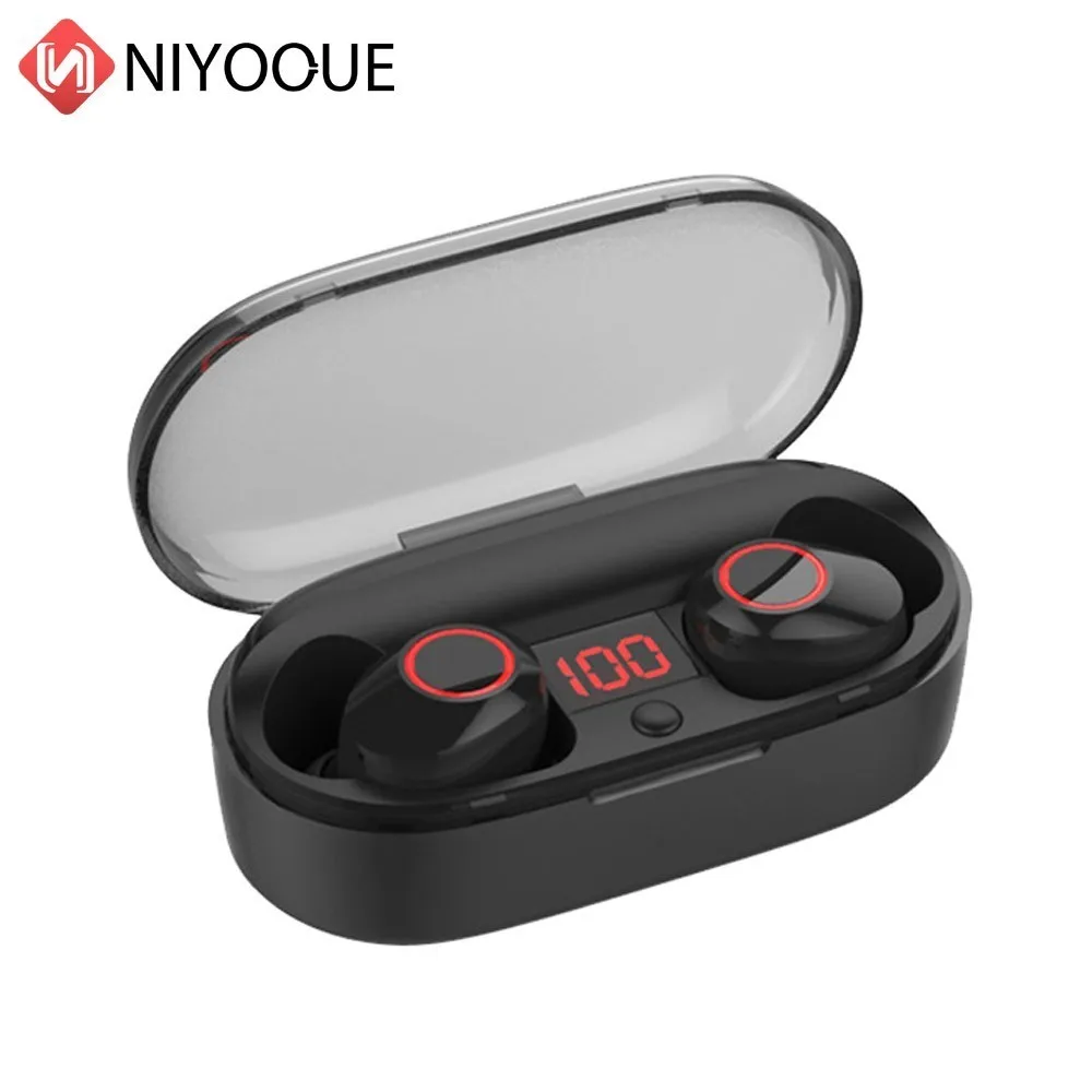 NIYOQUE TWS J29 Bluetooth Earphone Smart Wireless Twins Earbuds With Battery Display Charging Case Handsfree For IPhone Xiaomi
