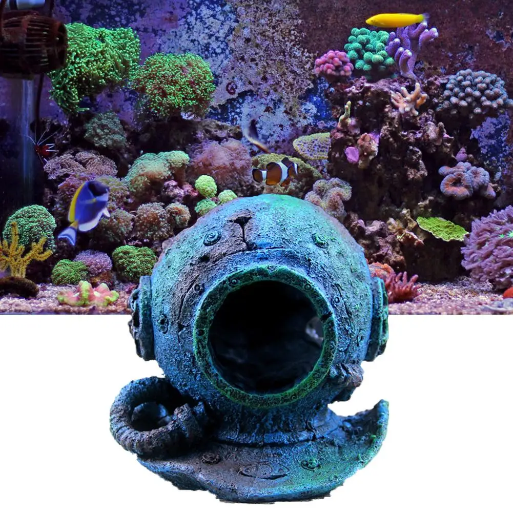 small fish tank decor