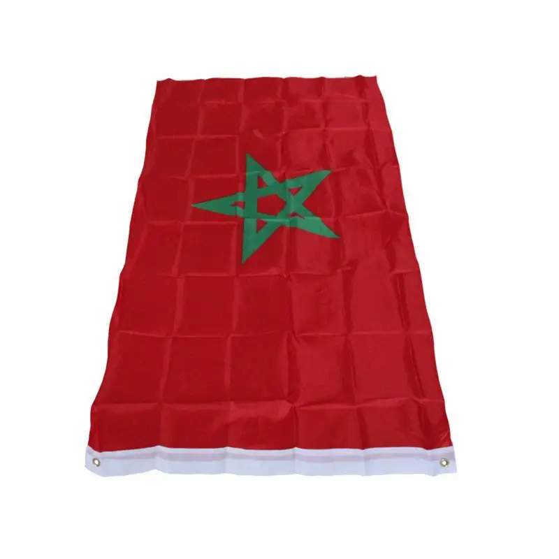 Flag of Morocco 150x90cm Happy Gifts High Quality Double Sided Printed Details About New Polyester Dropshipping