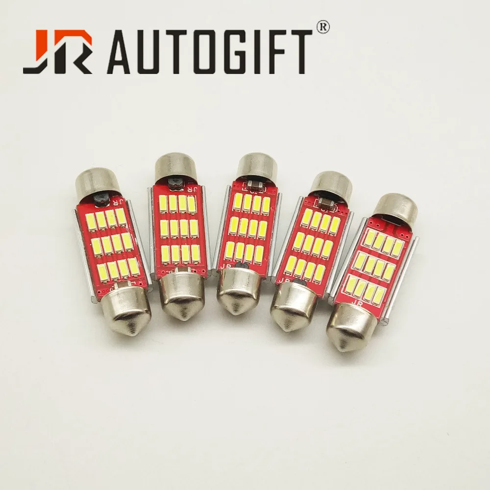 50x36 мм 39 41 C5W C10W CANBUS без ошибок фонарь для чтения с белым светом 12SMD 4014 светодиодный