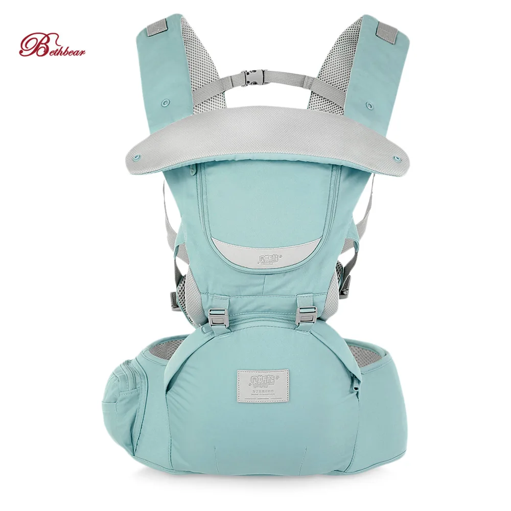Bethbear 0-36 месяцев, переноска для детей 3 в 1, регулируемое набедренное сиденье для новорожденных, поясной стул, переноска для младенцев, слинг, рюкзак