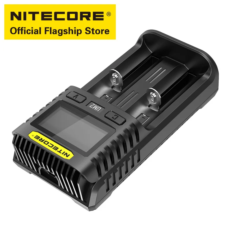 NITECORE UM2 Интеллектуальный двухслотовый ЖК-дисплей автоматически активирует и ремонтирует usb-зарядные устройства