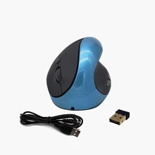 Оптическая Вертикальная мышь эргономичная беспроводная мышь перезаряжаемые мыши Встроенный аккумулятор с dpi переключатель для ПК ноутбука 5 цветов