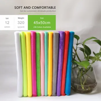 

2018 Best Hot Selling 1.5mm Short Plush Polyester Plush Fabric 12 pcs/Lot 45X50 CM Passed REACH Test Super Soft Plush Fabric