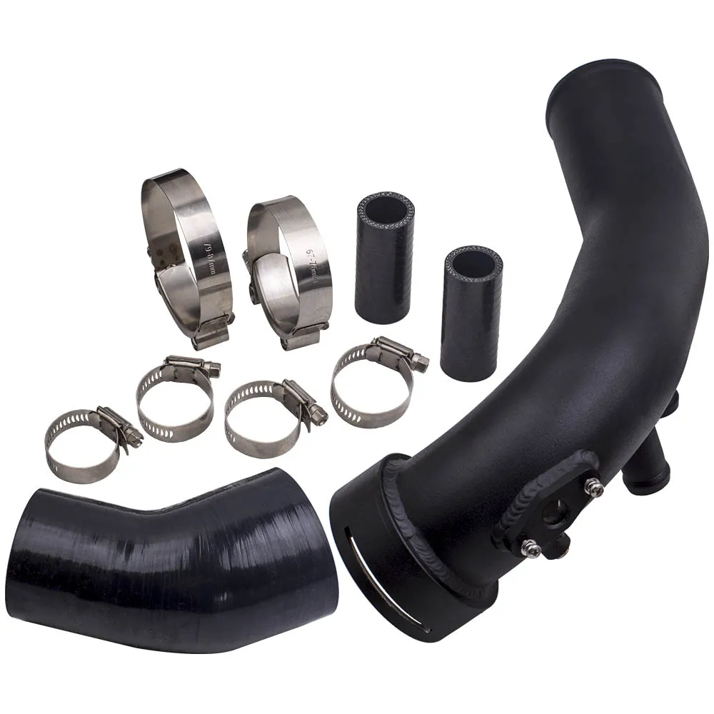 Black Intake Turbo Air Charge Pipe Cooling Kit For BMW 3 Series E92 Coupe for N54 E88 E90 E92 135i 335i 335xi 2007-2010