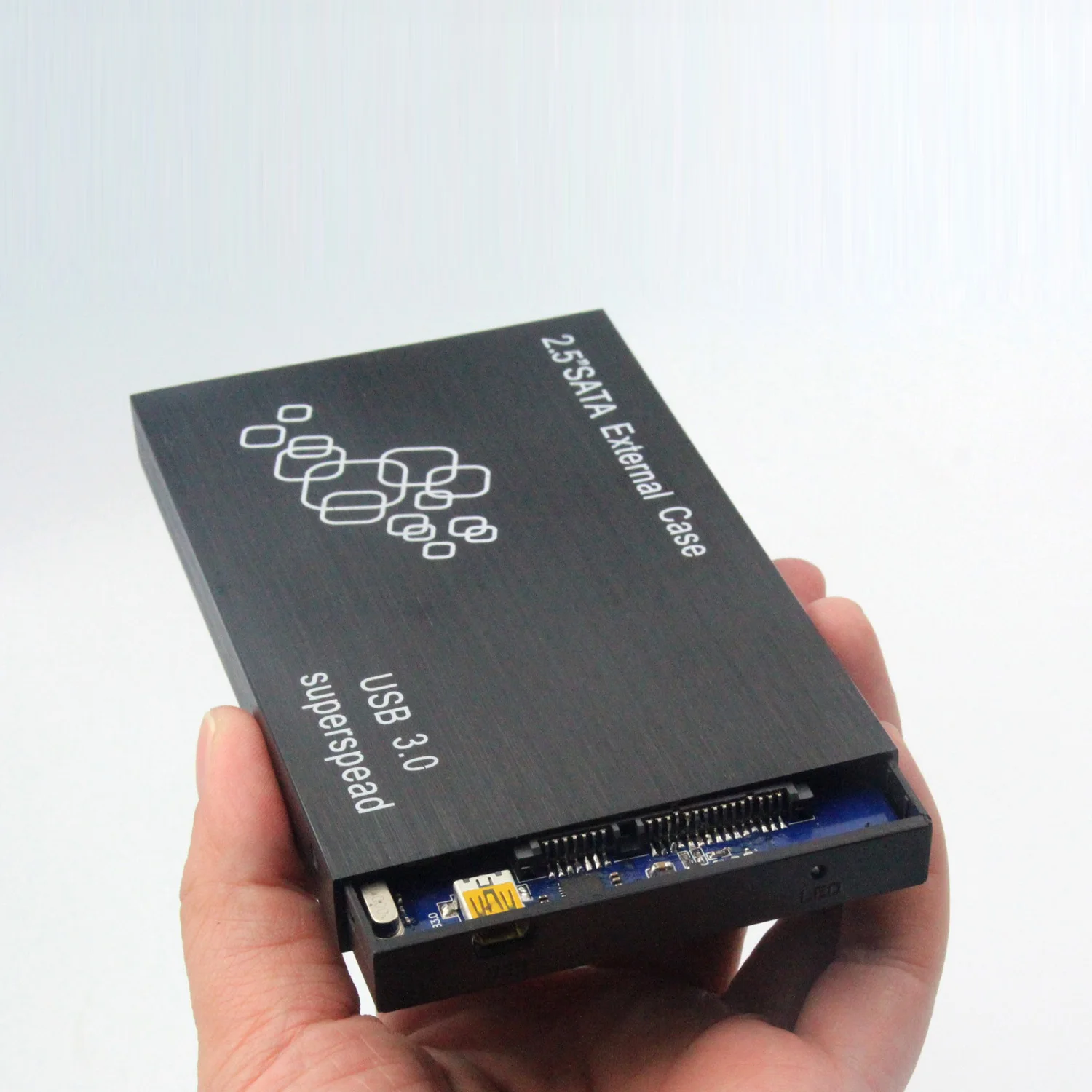 New 2.5 Inch Notebook SATA HDD Case to Sata USB 3.0 SSD HD Hard Drive Disk External Storage Enclosure Box With USB 3.0 Cable