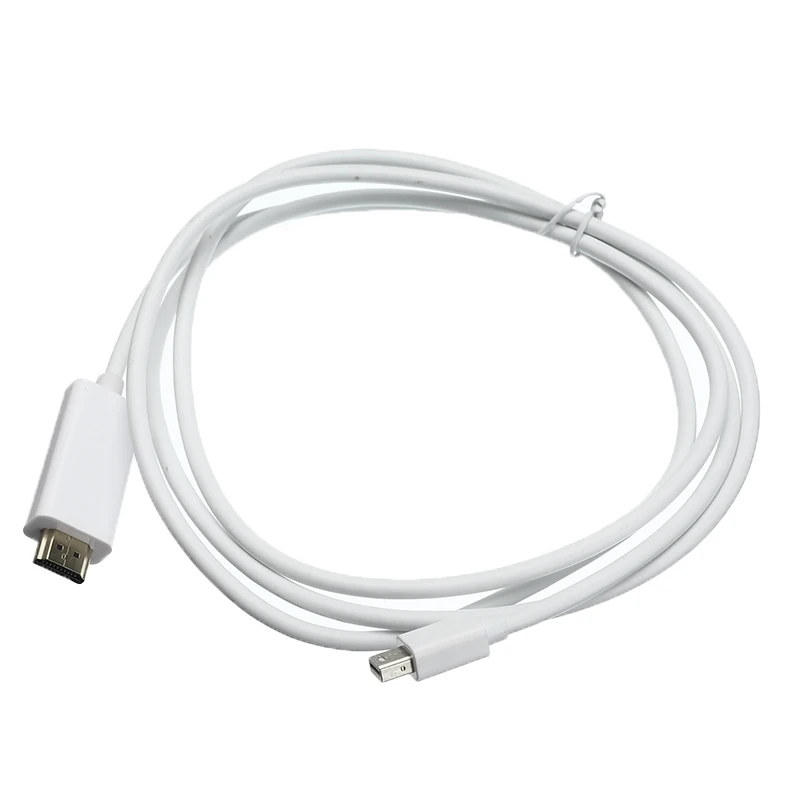 1 8 м 6 футов интерфейс Thunderbolt мини-порт дисплея порт DP-HDMI адаптер кабель для Apple Mac