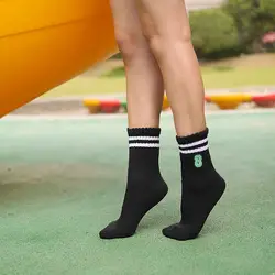 Новый Harajuku уличная хлопковые носки Calcetines Mujer вышивка спортивные параллельные бары носки мужские женские носки в коробке Подарочная