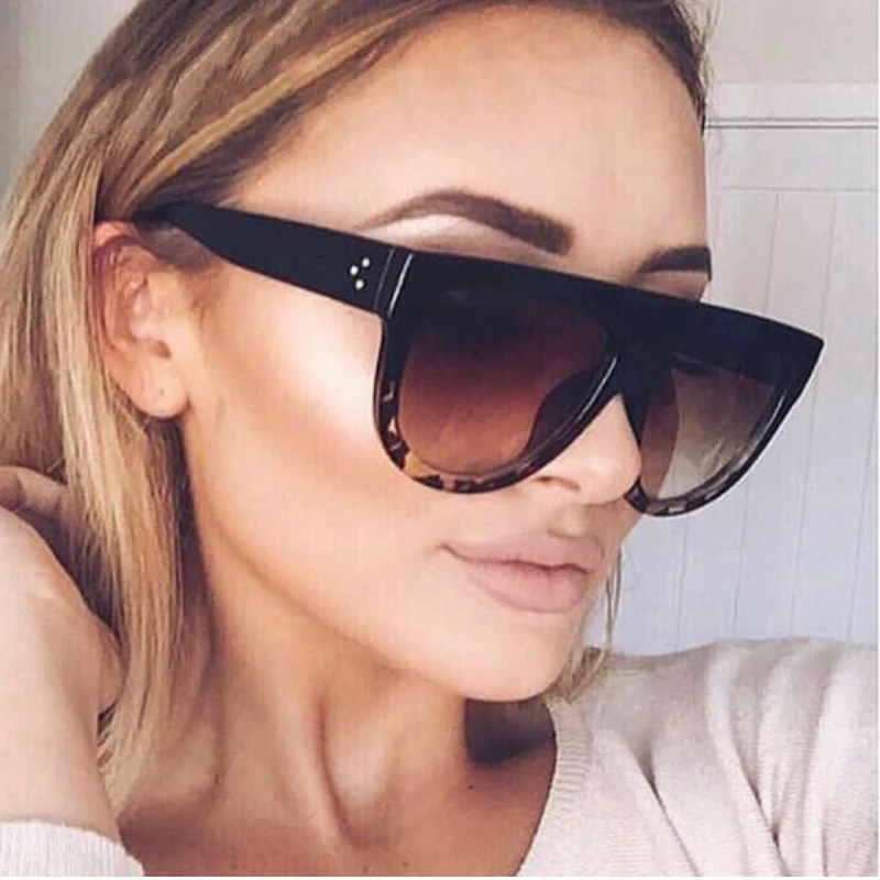 

Vintage Flat Top Ladies Sun Glasses Female Fashion Cat Eye Sunglasses Women Brand Designer 2019 Luxury Gafas Oculos De Sol