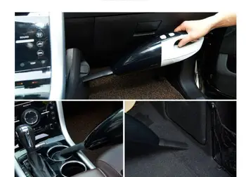 

Cordless Rechargeable Hand held Cyclonic Car Vacuum Cleaner Super Suction Wet Dry Duster Collector For Car