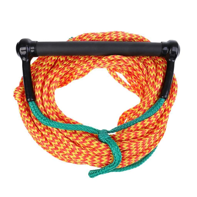 

Water Sports Safety Surfing 23m Water Ski Wakeboard Rope With EVA Handle Grip For Water Ski Equipment Leash Knee Line New