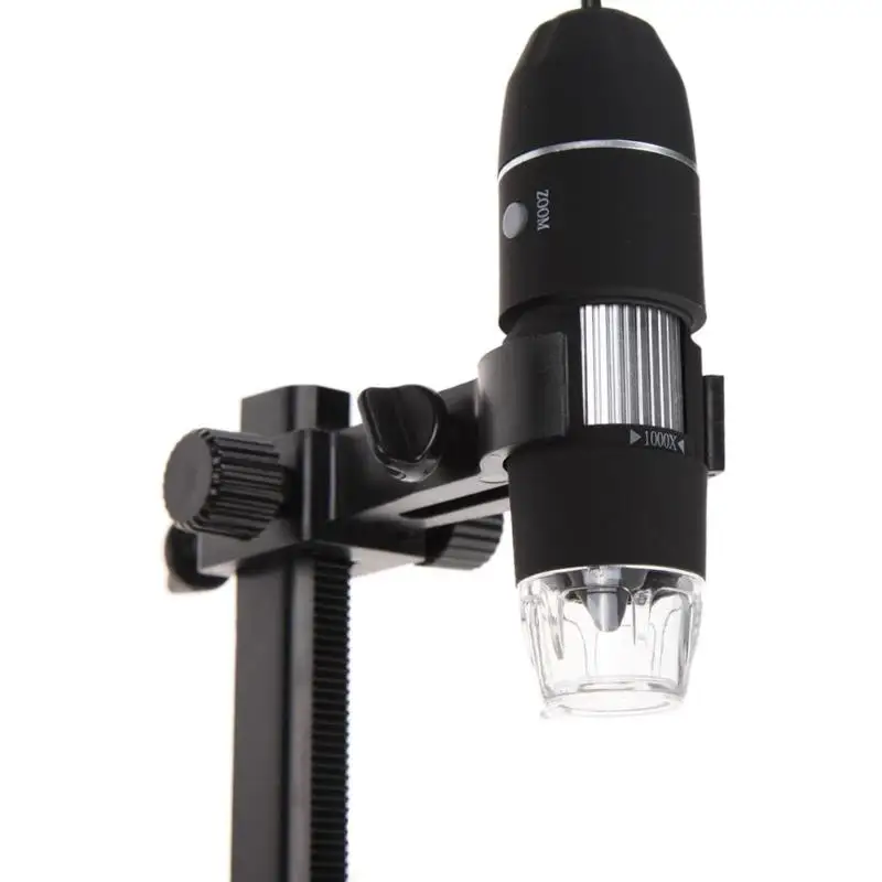 800/1000X USB цифровой микроскоп 8 LED 2MP эндоскоп Лупа камера с HD CMOS сенсором W/подъемная