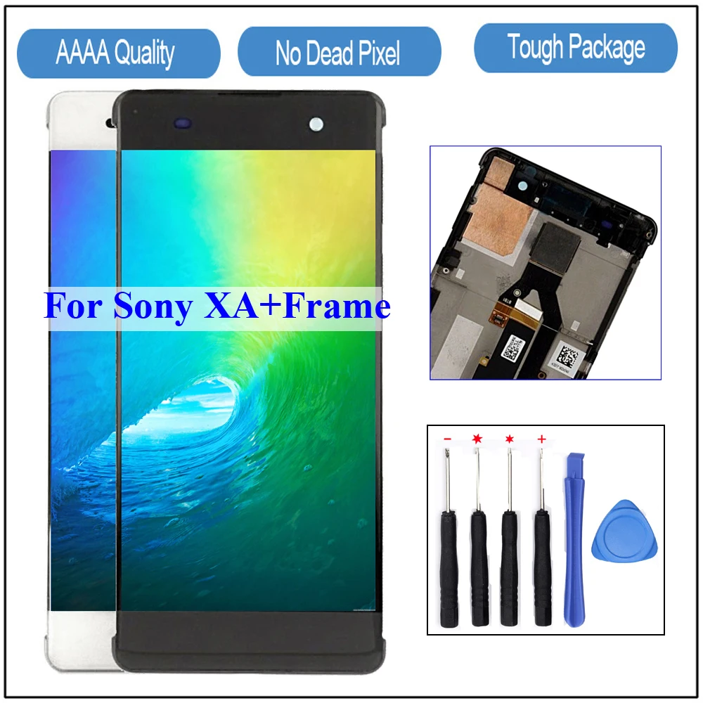 F3111 ЖК-дисплей для Sony Xperia E5 f3311 f3313 E5663 Дисплей Сенсорный экран XA Экран с рамкой |