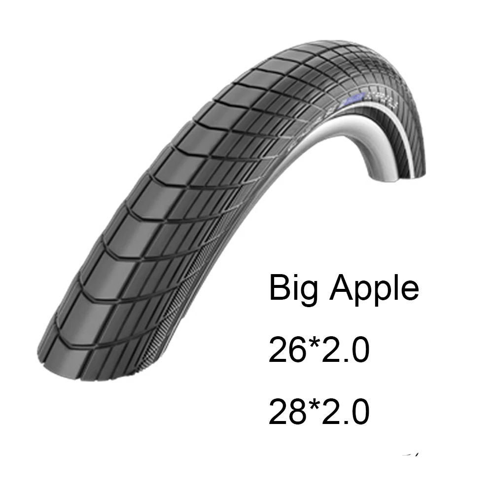 

26*2.0 28*2.0 bicycle tire for MTB high quality super light for mountain bike tires big apple cycling tire