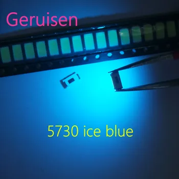 

Free shipping 5730 diode Ice blue SMD LED 5630 Light emitting Diode Factory direct sale PLCC 5730 SMD/SMT ICE Blue led 1000PCS