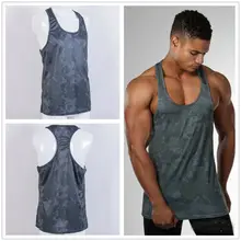 Новинка, стильная модная мужская однотонная Спортивная майка без рукавов, летние майки для фитнеса, бодибилдинга, камуфляжные майки для баскетбола