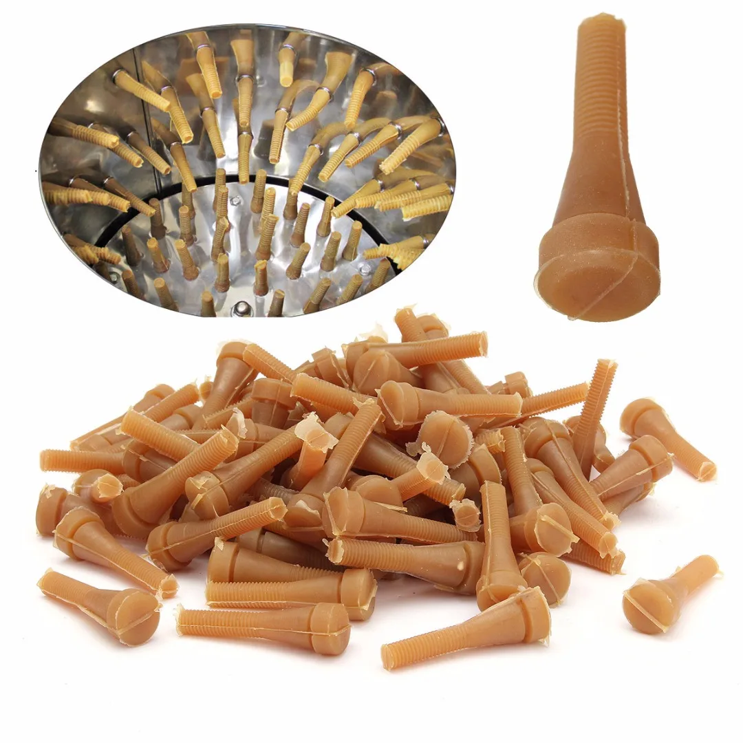 96Pcs/lot Chicken Plucker Poultry Plucking Fingers Hair Removal Machine Glue Stick Beef Tendon Material Corn Rod 20 x 65mm 96Pcs/lot Chicken Plucker Poultry Plucking Fingers Hair Removal Machine Glue Stick Beef Tendon Material Corn Rod 20 x 65mm