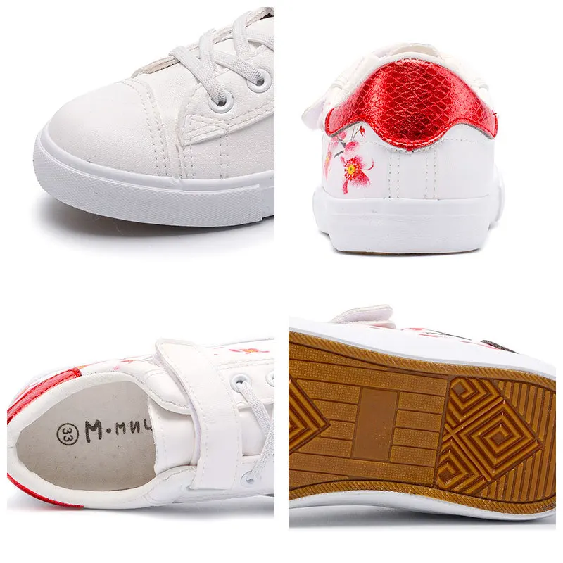Girls Shoes Spring Children Breathable Sneakers Pu Leather Kids For Big Size 31 36 ML972|Кроссовки| |
