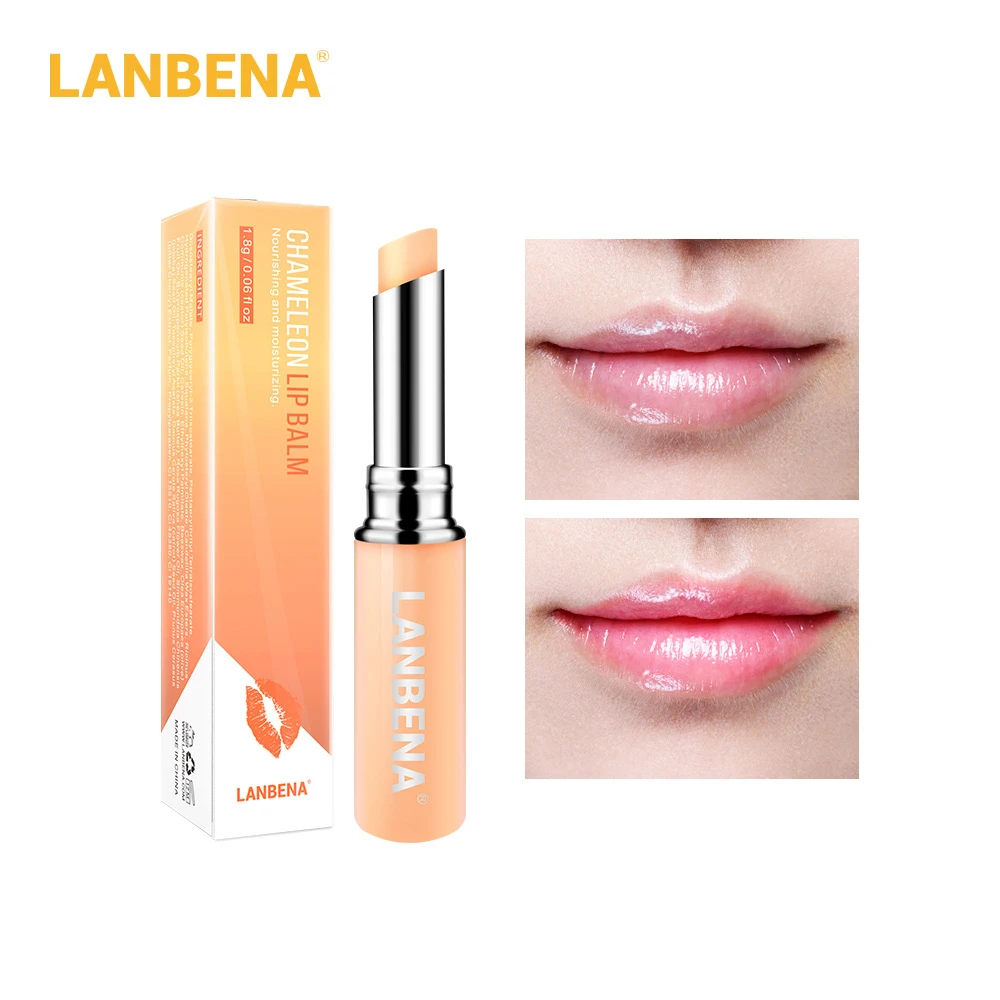 

Lanbena Chameleon Lip Balm Lip Plumper Mask Nourishing Moisturizing Reduce Fine Lines Beauty Makeup Lip Care Daily Use Cosmetic