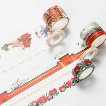 

Infeel Yong Girl washi tape DIY decorative scrapbooking planner masking label sticker stationery school supplies