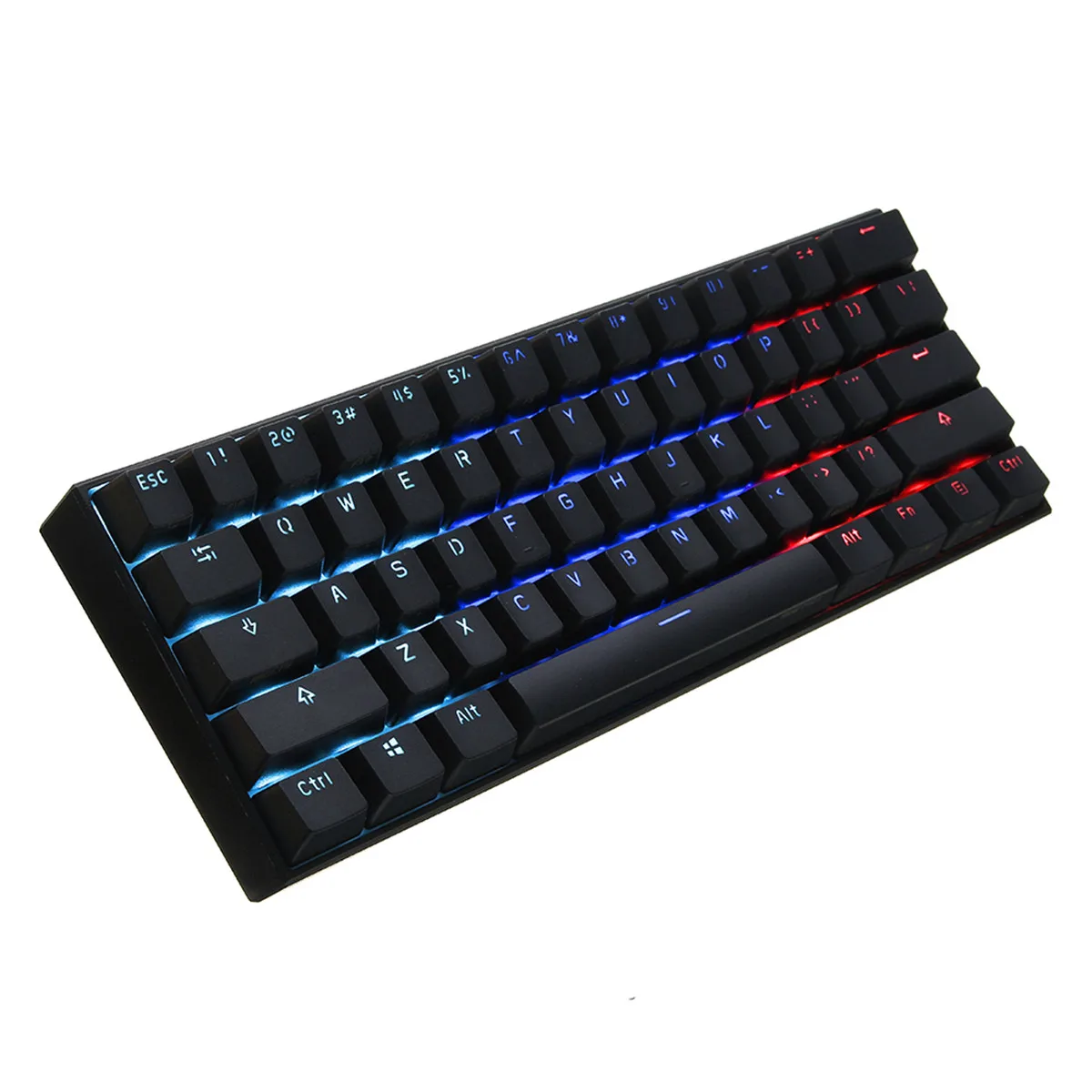 Беспроводная клавиатура ANNE Pro2 мини 60% Портативная bluetooth механическая с красным