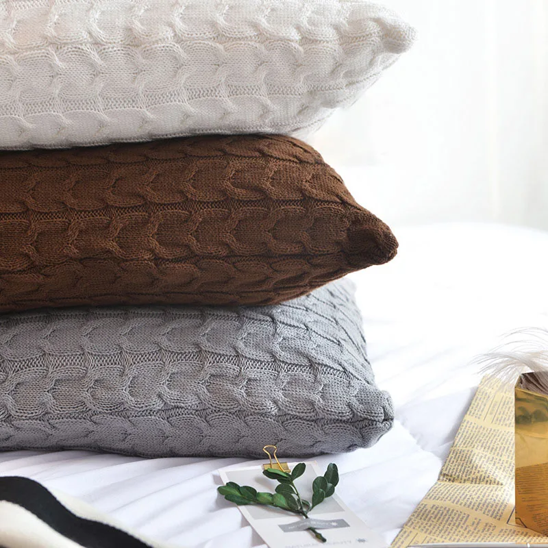 المنزل سيارة مكتب ديكور القطن حك وسادة غطاء الوسادة أريكة سرير مربع وسادة Cojines المنزل أريكة سرير المخدة 45*45 سنتيمتر