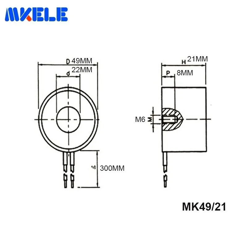 Mk49/21 Холдинг миниатюрный Электромагнит катушки надежный Электрический подъемный промышленный Электрический подъемный магнит отключение питания Degauss