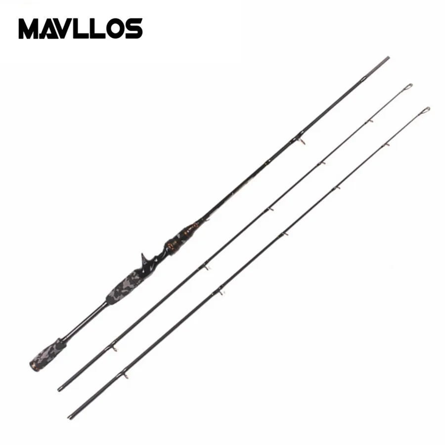 

Mavllos Carbon Fishing Casting Rod 2.1M Lure Weight 7-21g (M) / 8-30g(MH) 2 Tips Fast Action Saltwater Carp Spinning Rod