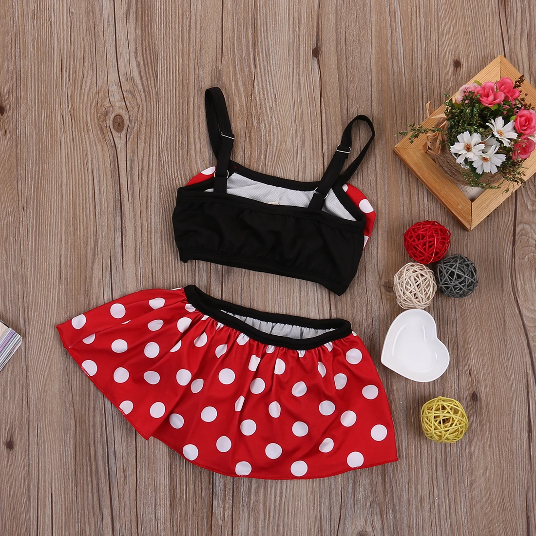 0-5Y Cute Baby Kids Girl Bow-tie Polka Dot Bikini Sets Swimwear Swimsuit Costume Bathing Suit kids clothing set girls clothing set