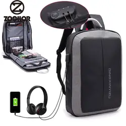 Новая мода Анти-Вор USB bagpack 15,6 дюймов рюкзак для ноутбука для wo мужчин мужской школьный рюкзак сумка для мальчиков девочек Мужской Дорожный