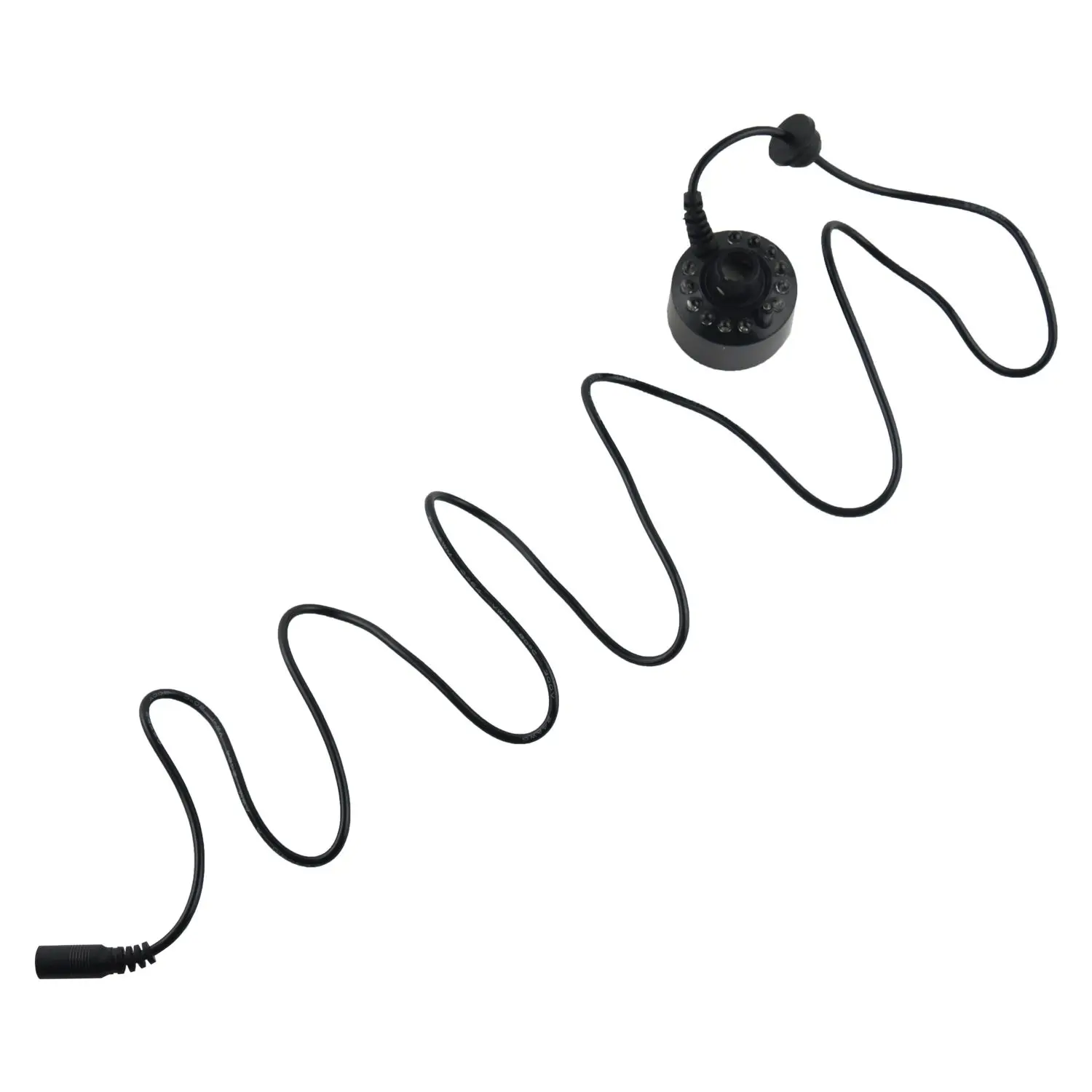 

SANQ 12 LED Fountain Mist Maker Light Mister Foggers with AC Adapter Automatically Color Pattern Changes (Black)