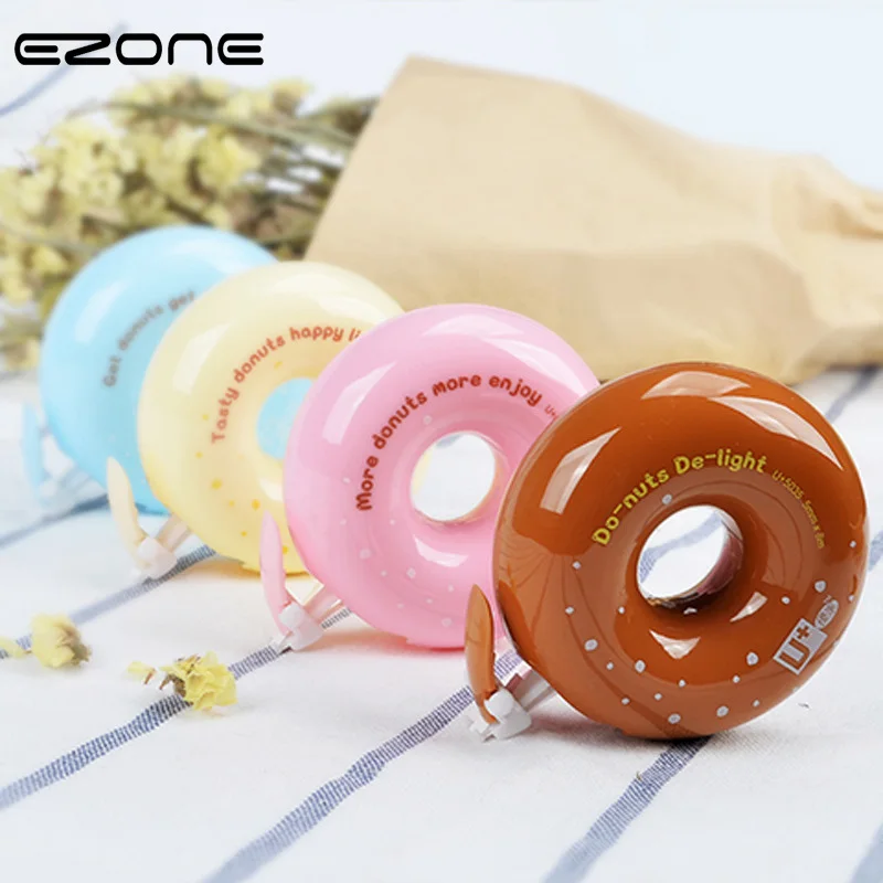 EZONE 1 шт. конфетный цвет пончик коррекция ленты kawaii коррекция аксессуары для офиса школы офисные принадлежности случайный цвет