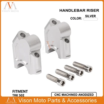 

Aluminum Alloy HandleBar Height Riser Handle Bar Mount Clamp For Benelli TRK 502 TRK502 2016 2017