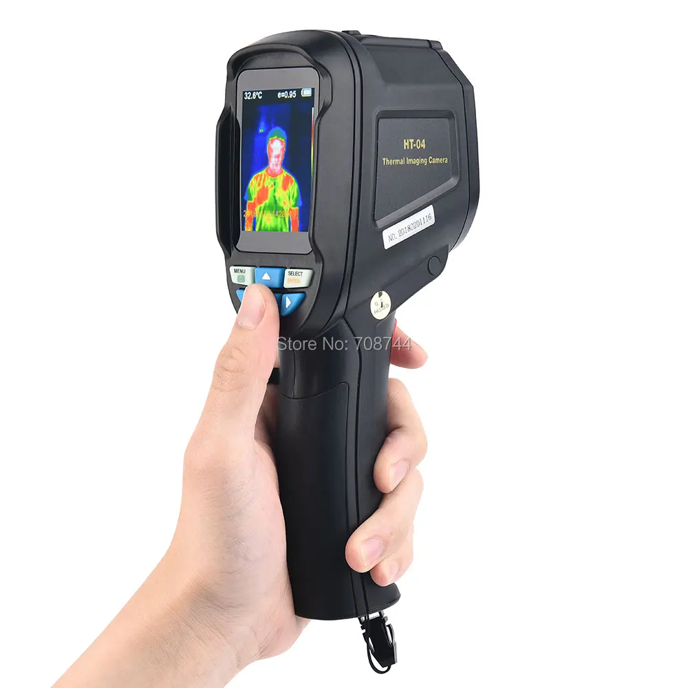 

HT-04 Flir Thermal Imaging Camera High Sensitive Sensor HD Color Screen IR Thermal Imager Fast shipping Infrared Imaging Device