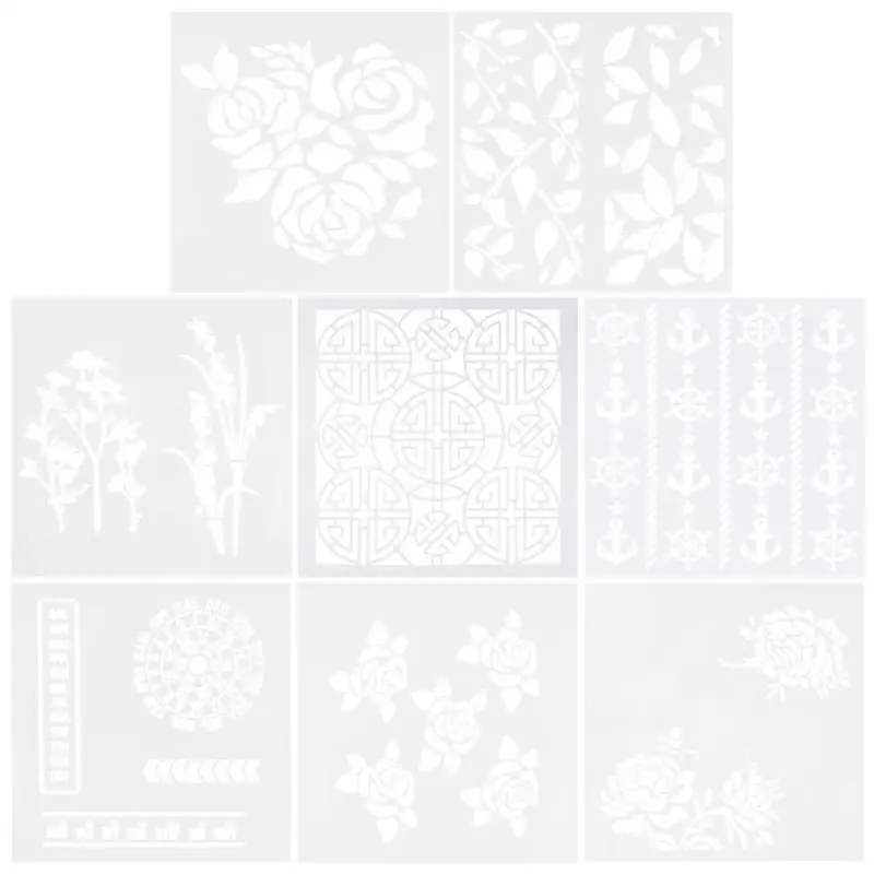 Пластиковый торт спрей трафаретная форма набор для работы с мастикой «сделай сам» трафарет для торта Форма для выпечки украшения торта инструменты силиконовые формы торт стенд