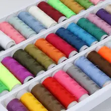 39 цветов вышивка шитьё нитки Вязание сетевой шнур для «сделай сам» Лоскутная работа полиэстер отличные швейные нитки 150 ярдов швейный инструмент