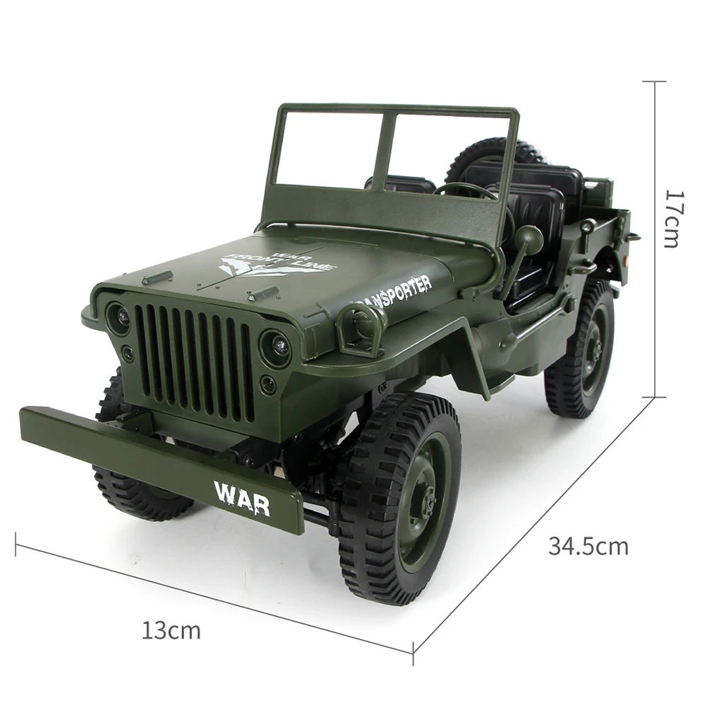 JJR/C Q65 Радиоуправляемый автомобиль игрушки для детей 1:10 2 4G 4WD внедорожник военный