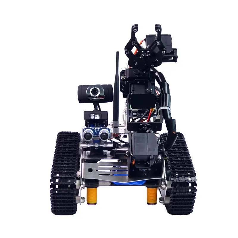 Xiao R DIY WiFi Video Control Smart Robot Tank Car with Display Screen for Arduino 2560