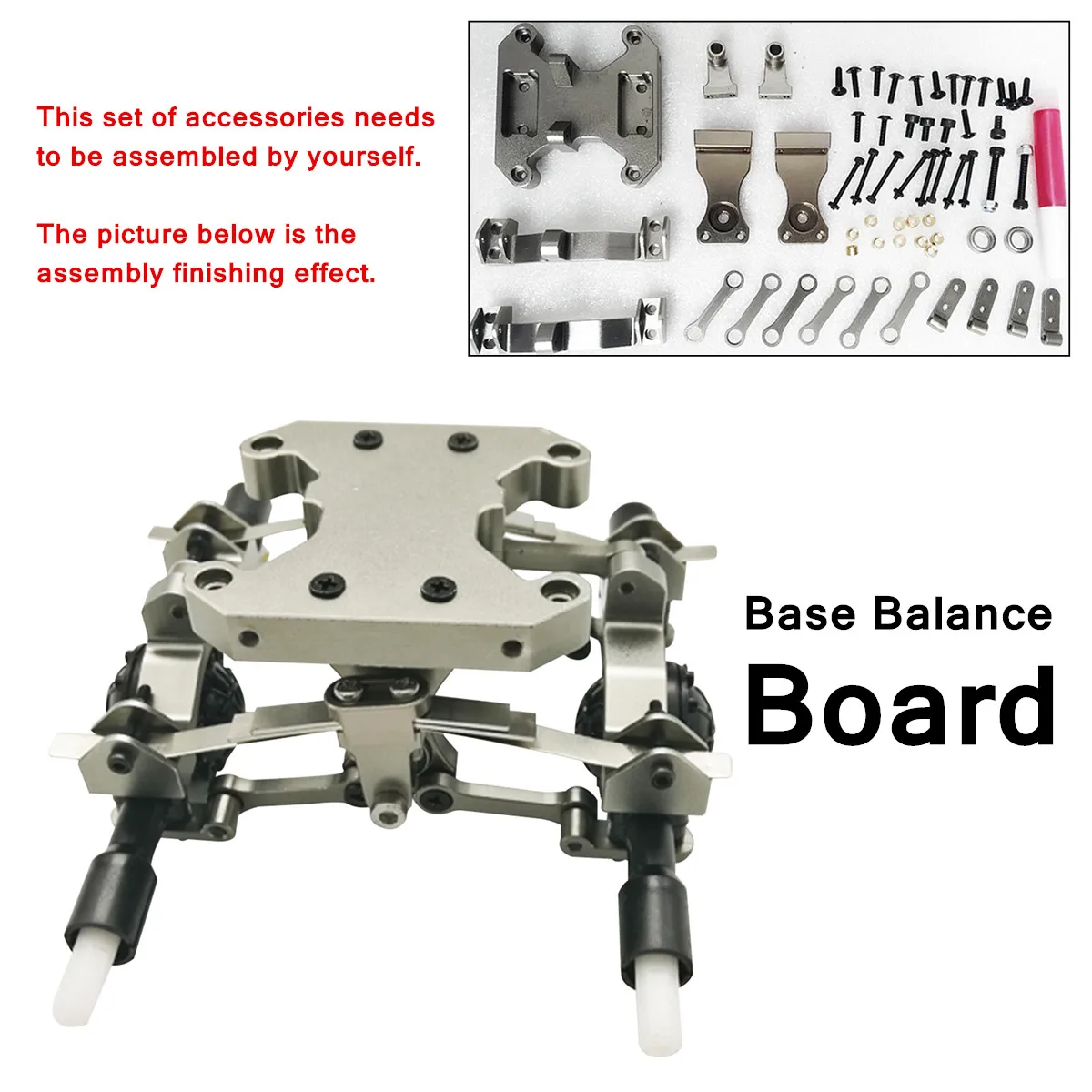 

DIY Upgrade Replacement Base Balance Board Accessories Modified Model Toy For WPL B16 B36 Remote Control Frame Screws Metal