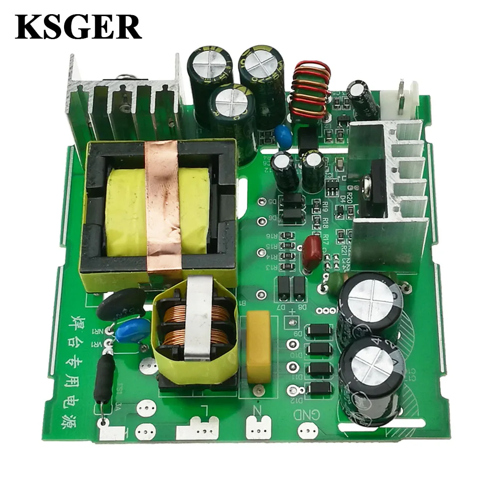 KSGER DIY Электропитание T12 электронные инструменты паяльник станция 108 ВТ 24 В 4.5A импульсный AC-DC преобразователь напряжения ремонт телефона