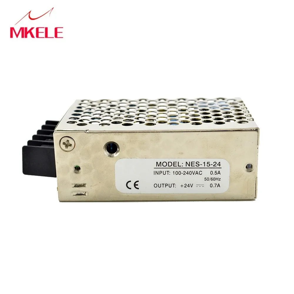

NES-15 5v 12v 15v 24v 48v Switching Power Supply Source Transformer Supply Met CE Certificaat 3A 1.3A 1A 0.7A 0.35A