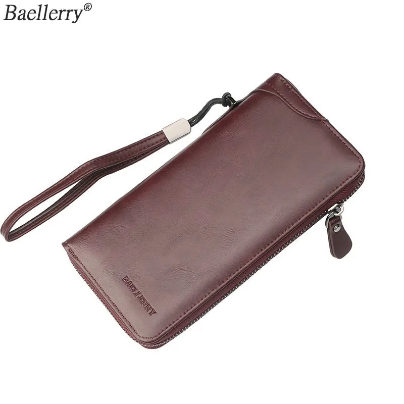 

Fashion Baellerry Womens Wallet 2019 Zipper Female Purse For Men Multifunction Man Wallet Leather With Coin Pocket Phone Purse