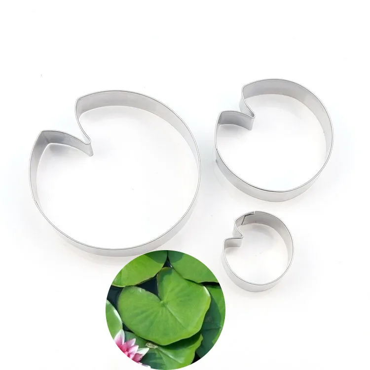 

New Stainless Steel Cut Die Lotus Leaf Lily Leaf Mold Soft Clay Tool Polymer Clay Cutter Tools