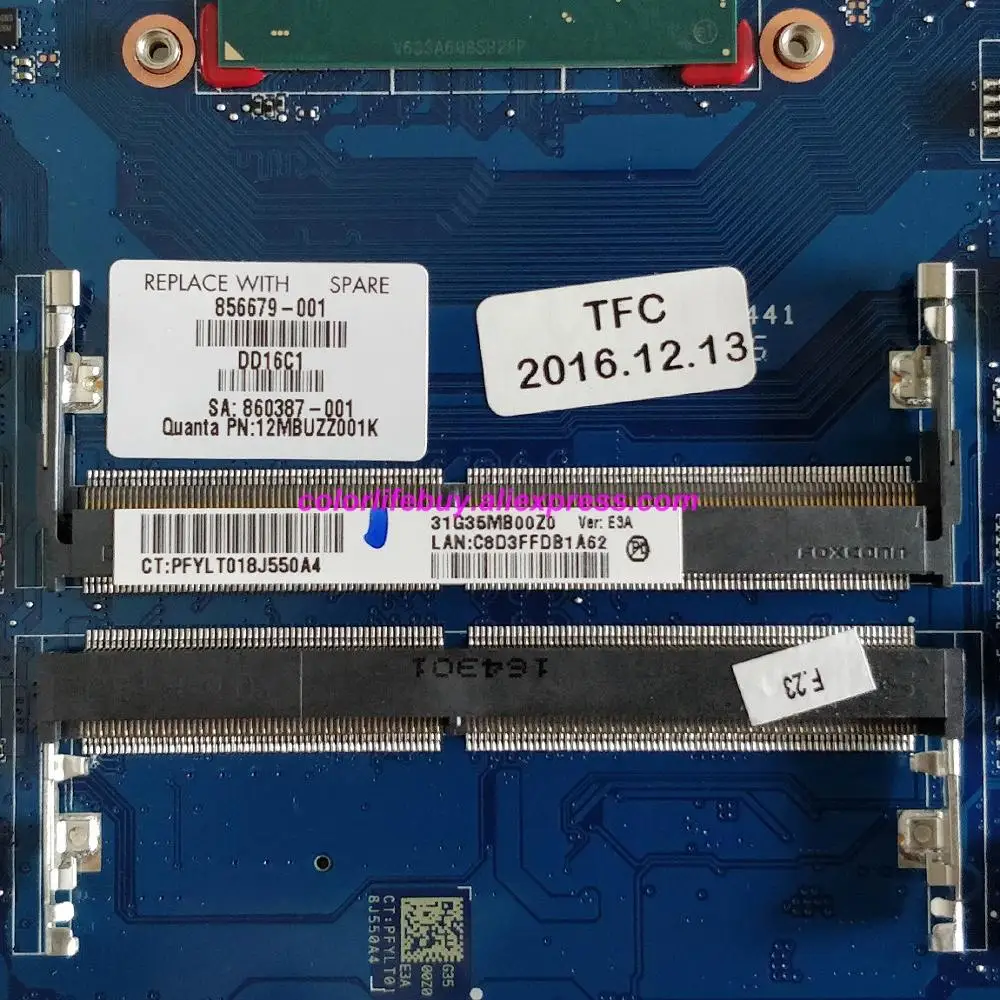  Genuine 856679-001 856679-601 DAG35AMB8E0 w 960M/4GB i5-6300HQ Motherboard for HP 15-BC 15-ax Serie