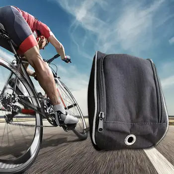

Black Bicycle Bag Front Mini Bike Top Tube Mounted Mesh Storage Pouch MTB Bike Handbar Rainproof Bags New