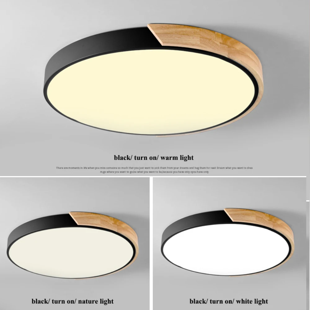 Скандинавский деревянный светодиодный потолочный светильник s современные красочные потолочные лампы круглая ультратонкая лампа с плафоном потолочный светильник для спальни